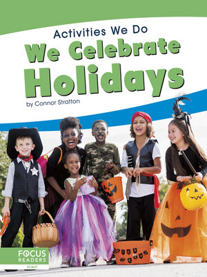 cover image of We Celebrate Holidays